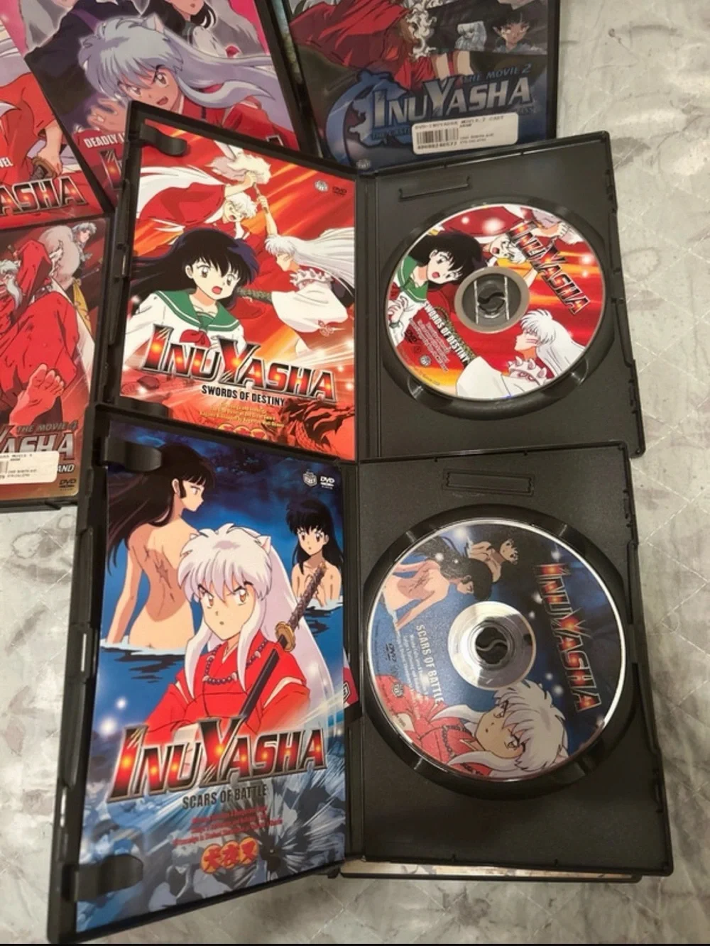 12 Japanese Inu Yasha DVD’s